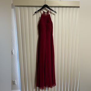 Azazie magenta bridesmaid dress only worn once!